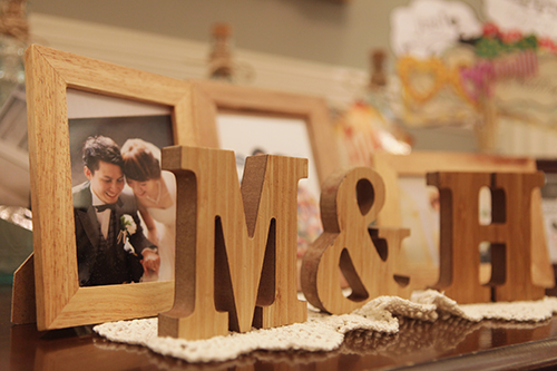 Wedding Item ～イニシャルオブジェ～】 | 【公式】大阪セントバース教会